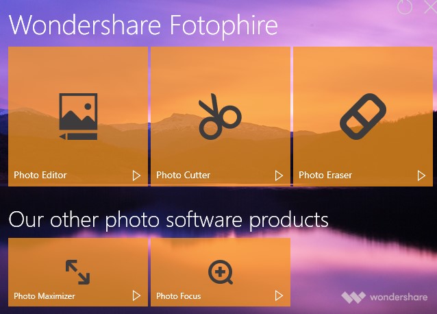 Photoshop Effects - Launch Fotophire Editing Toolkit