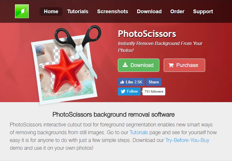 Photoshop Background Effect - Teorex PhotoScissors