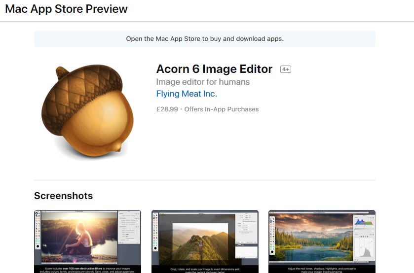 Photoshop Background Effect - Acorn6 Image Editor 