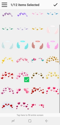 Heart Filter -  Select Sticker 