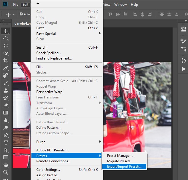 Photoshop Effects - Import Presets I