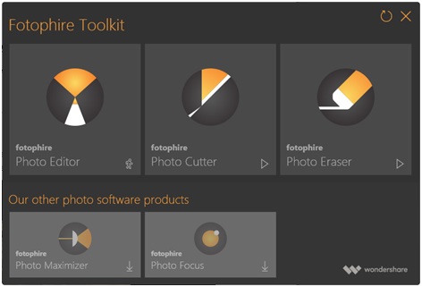 Photo Filter Download-Install and Launch the Fotophire Editing Toolkit 