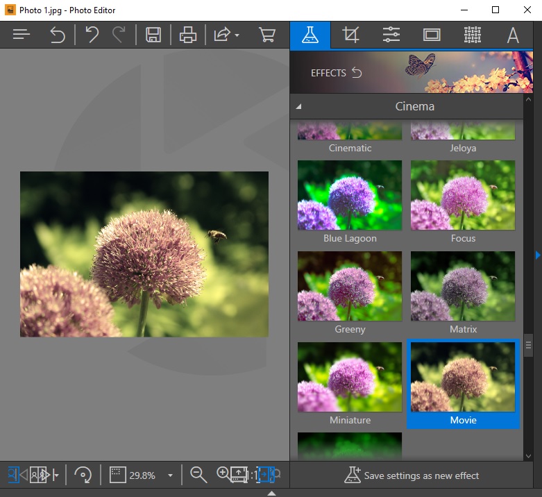 Movie Effect Photo Editor- Apply the Movie Effects to the Photo