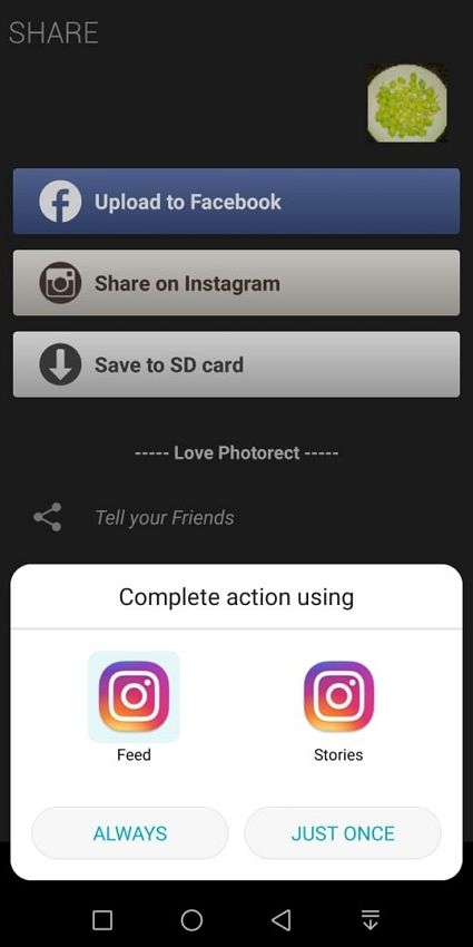 How to Use Instagram Filters  - Finish the Share of the Instagram Filter Photo