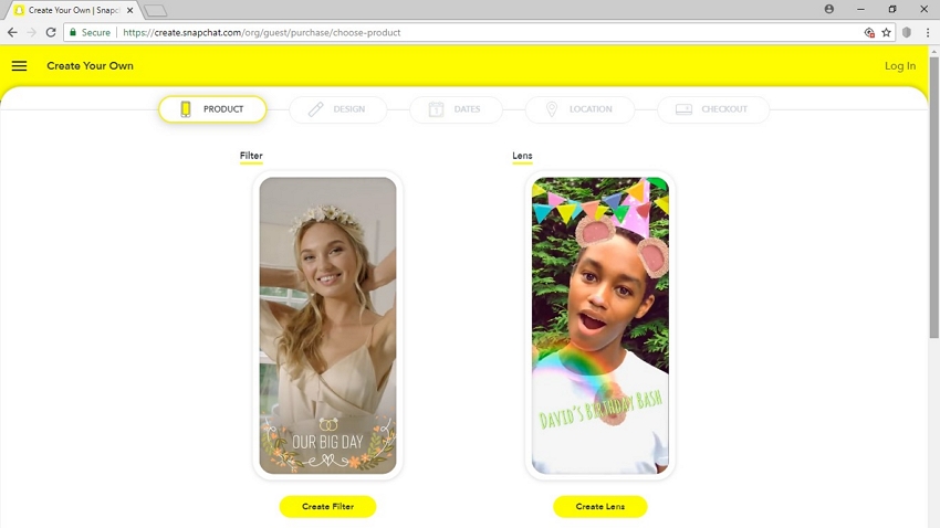 Snapchat Filters Online - Creat Filter