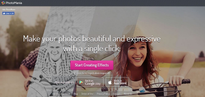 Online Photo Effects - Photomania