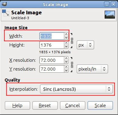 Most Helpful Photo Enlarger - GIMP