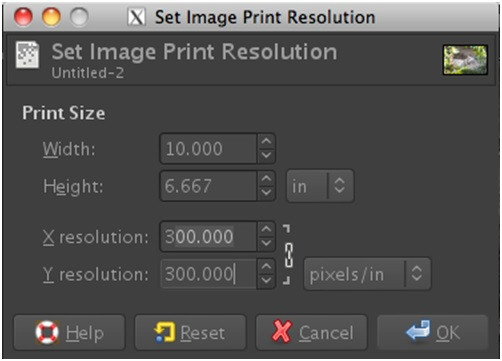 How to Increase DPI of Images - Add Image to GIMP
