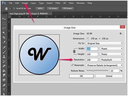 how to increase image size in photoshop