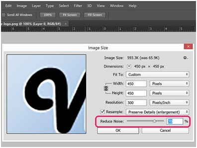 how to increase image size in photoshop