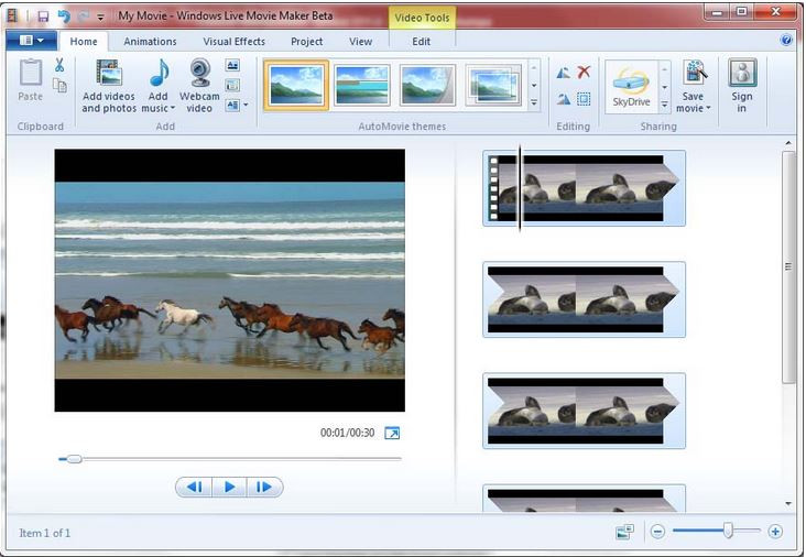 Photo to Video Maker Software in 2018 - Windows Live Movie Maker