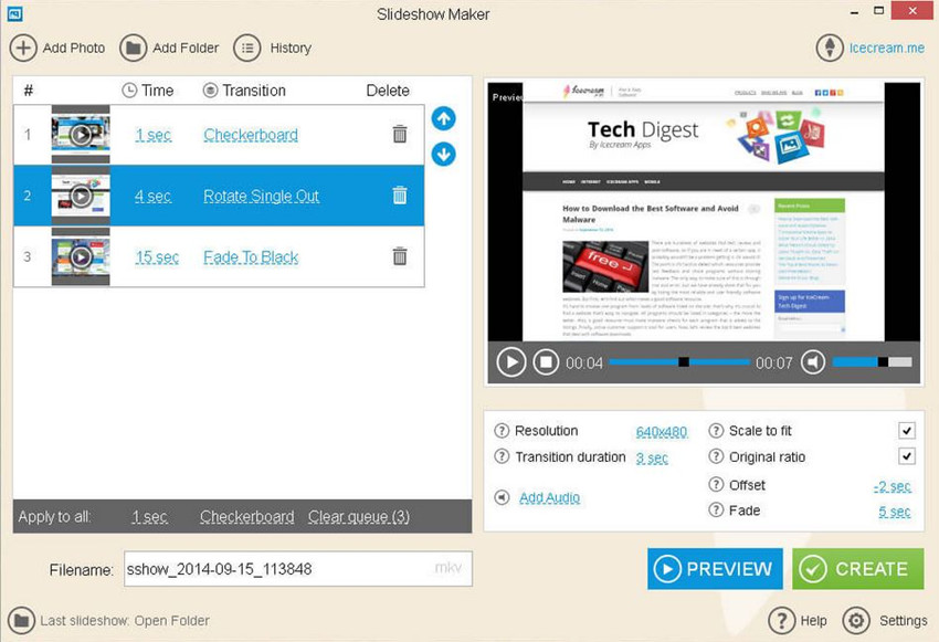 Photo to Video Maker Software in 2018 - Icecream Slideshow Maker