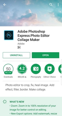 How to Remove Stickers on Snapchat - Download the Photoshop Express
