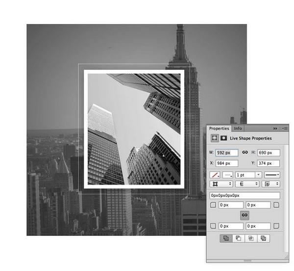 How to Make Collage on Instagram - Choose the Layer mask and Apply the Gradient Tool 