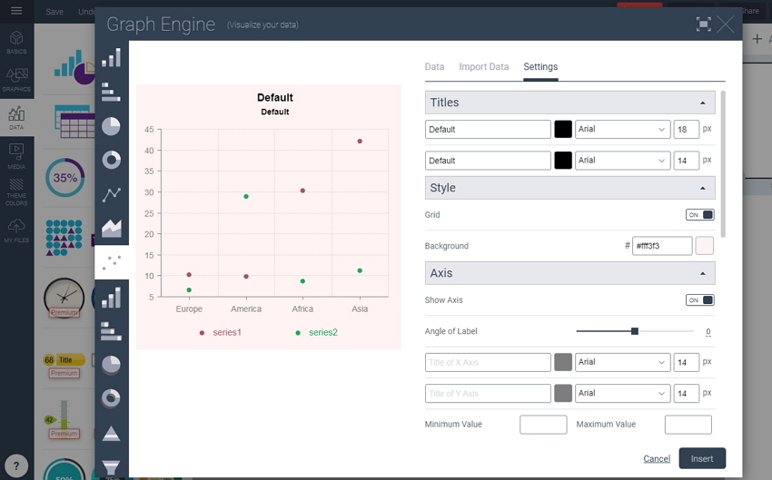 scatter plot generator