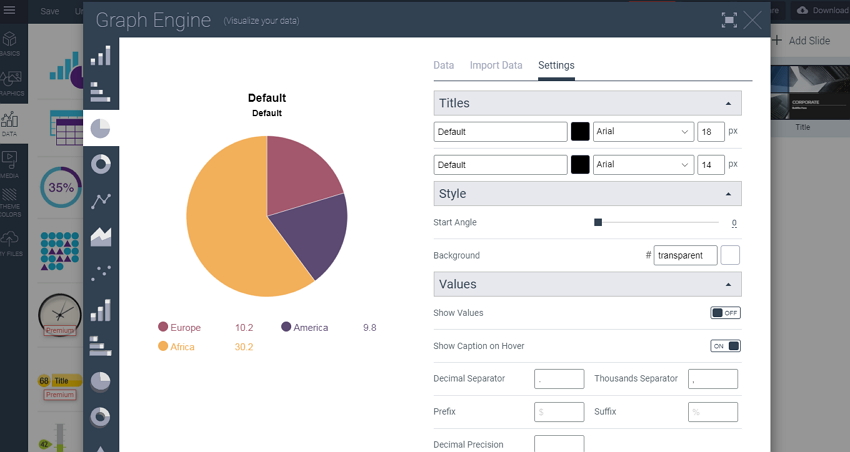 Rapidtables Pie Chart