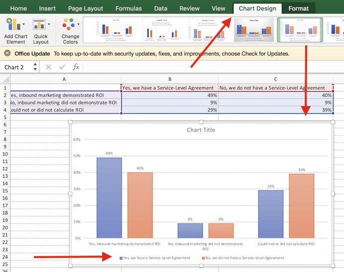 How To Create Graphs - Exccel - Step 5