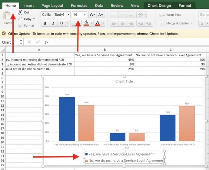 How To Create Graphs - Exccel - Step 6