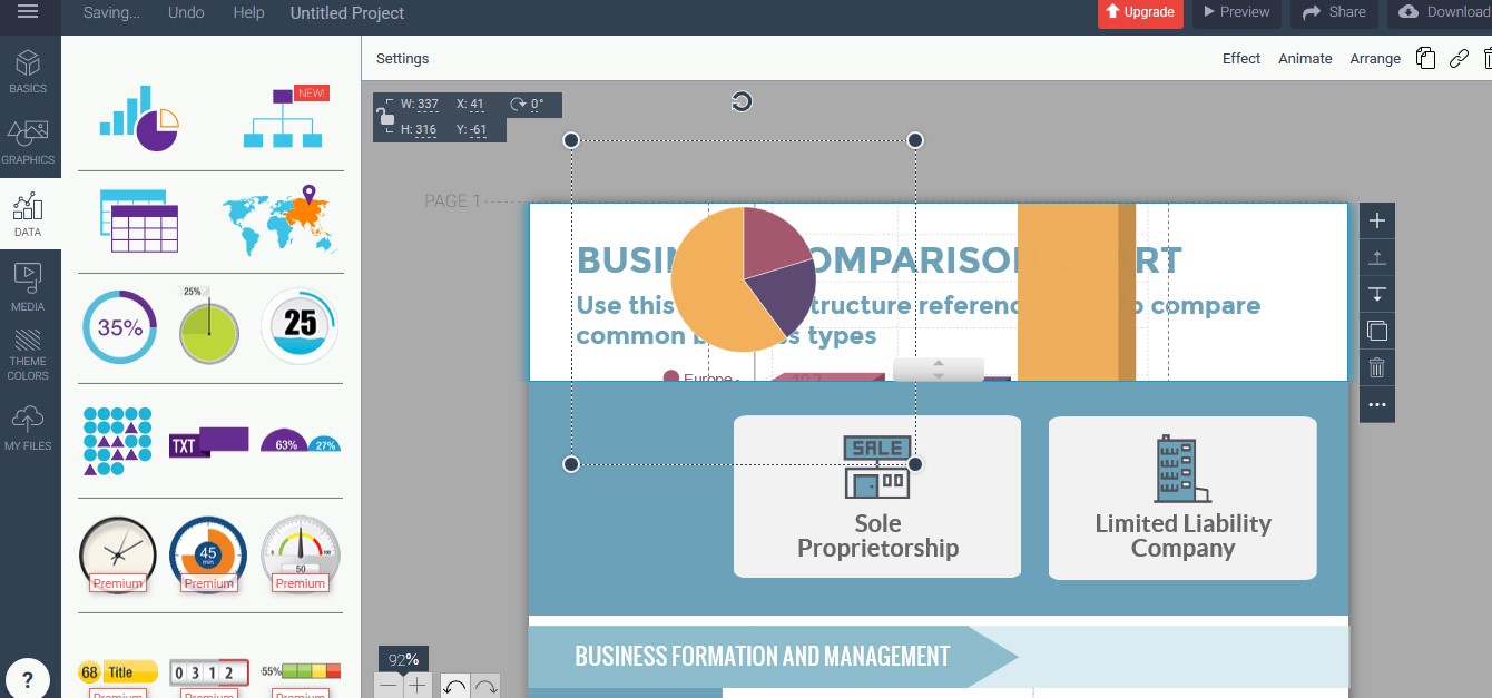 How to Create Pie Chart with Free Pie Graph Maker - Step 6