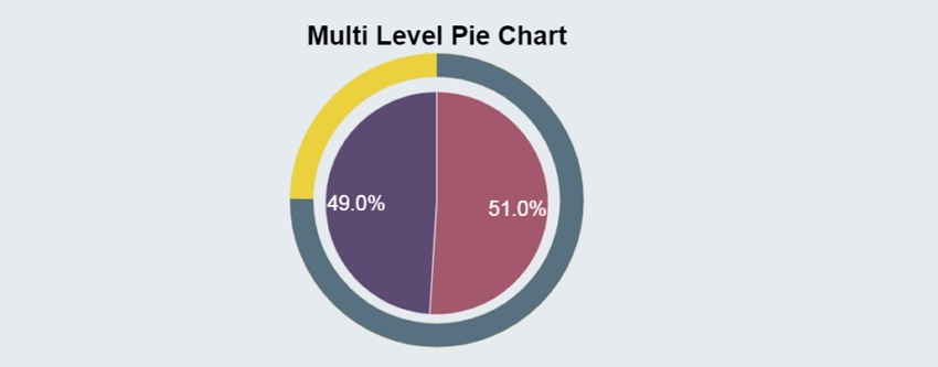 How to Create Pie Chart - Multi Level Pie Chart