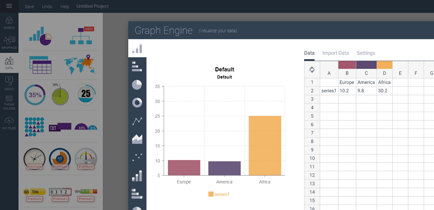 3 Ways to Make Bar Charts - Visme Step 2