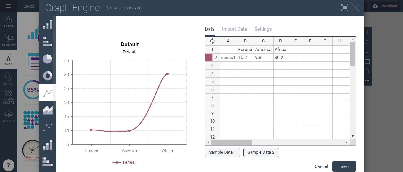 Graph on sale plot online