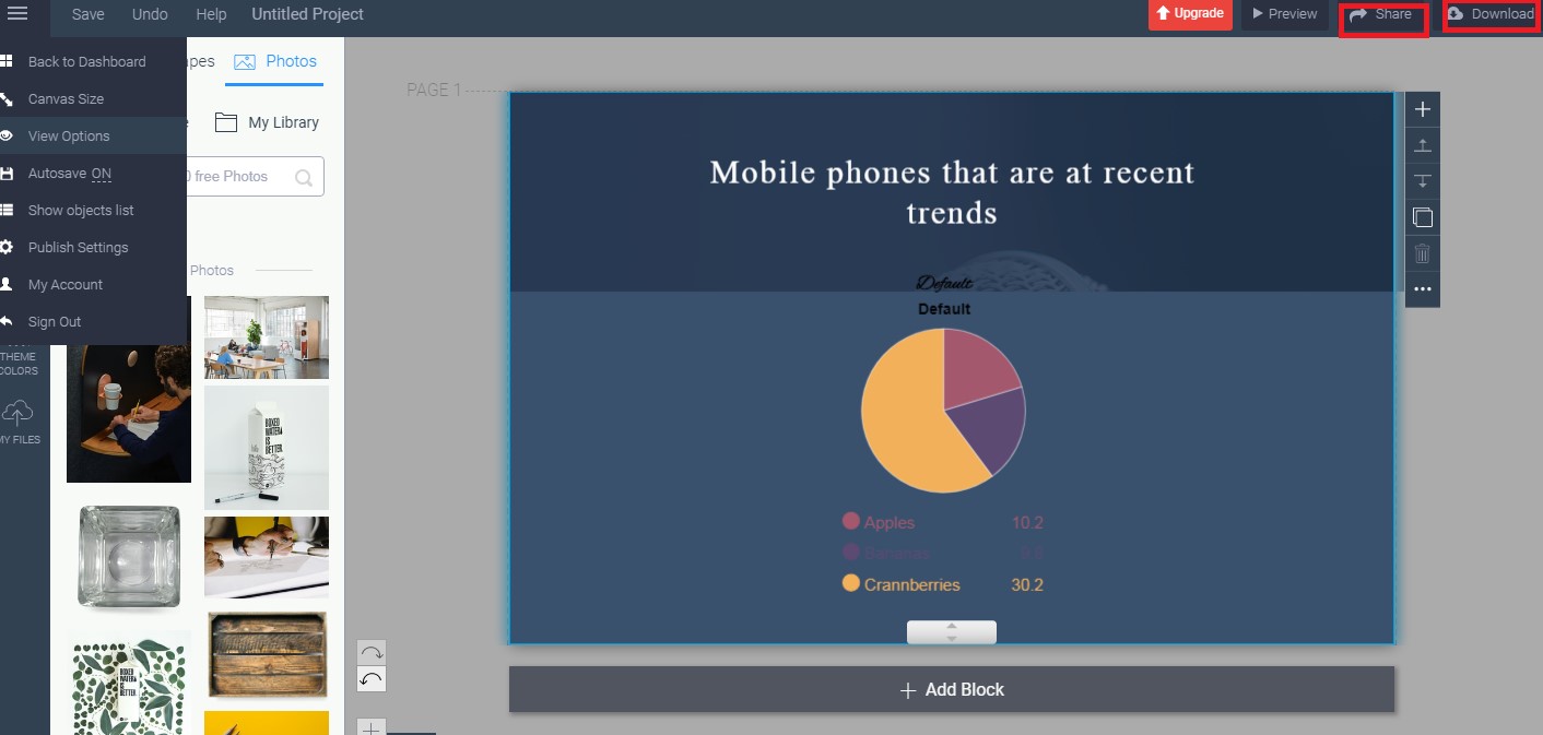 Top free tools to make beautiful pie charts - step3