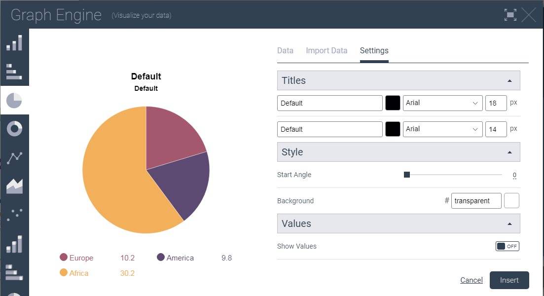 Top free tools to make beautiful pie charts - step2-2