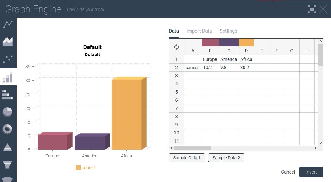 Useful Tips to Make Bar Graphs - import data